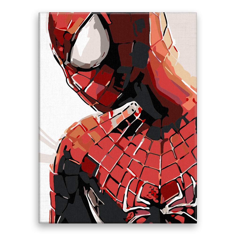 Malování podle čísel Spider man
