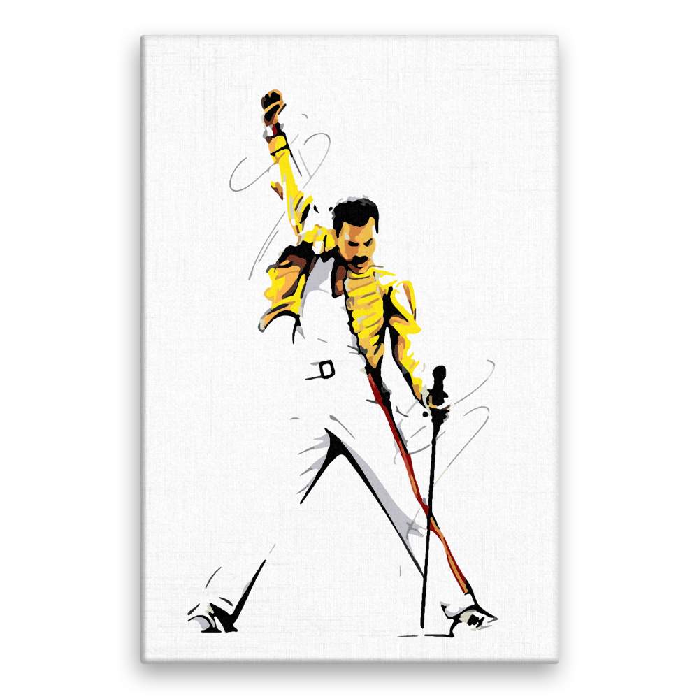Malování podle čísel Freddie Mercury 01