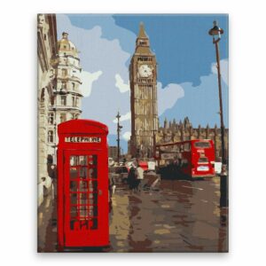 Maľovanie podľa čísel Londýnský Big Ben