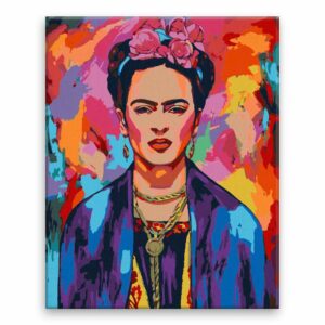 Maľovanie podľa čísel Frida v barvách