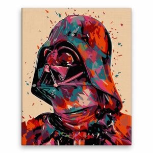 Maľovanie podľa čísel Darth Vader v barvách