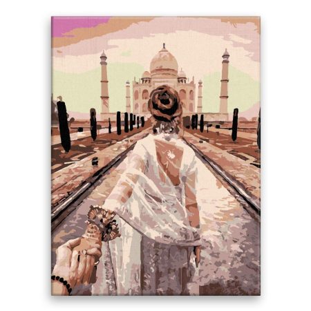 Maľovanie podľa čísel Pojď se mnou Taj Mahal