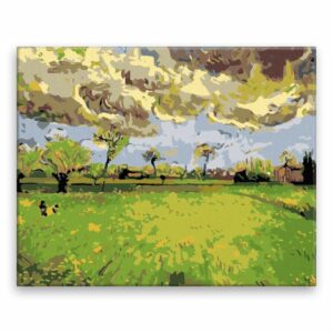 Maľovanie podľa čísel Krajina před bouří Van Gogh