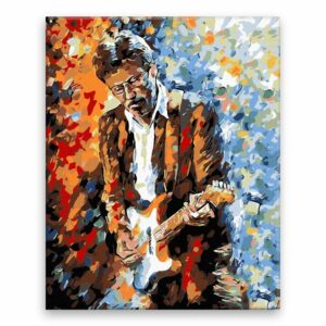 Maľovanie podľa čísel Eric Clapton v barvách