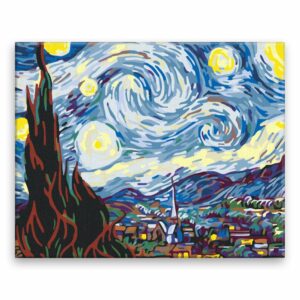 Maľovanie podľa čísel Hvězdná noc II Van Gogh
