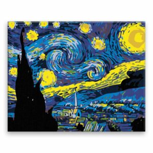 Maľovanie podľa čísel Hvězdná noc Van Gogh