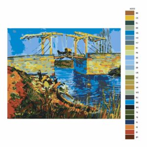 Pokyny na maľovanie podľa čísel Langloiský most Van Gogh