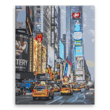 Maľovanie podľa čísel Time Square II