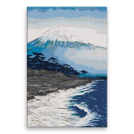 Maľovanie podľa čísel Pod horou Fuji