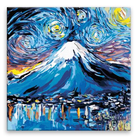Maľovanie podľa čísel Nikdy neviděl Fuji Van Gogh