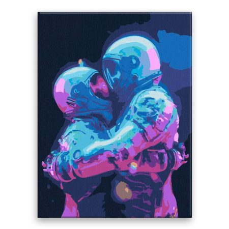 Maľovanie podľa čísel Astronauti 02