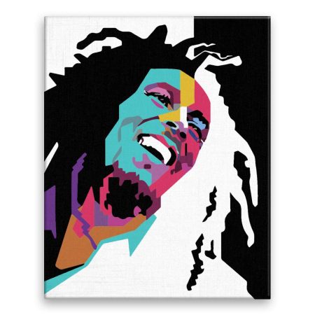 Maľovanie podľa čísel Bob Marley 02