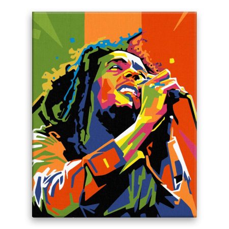 Maľovanie podľa čísel Bob Marley 02