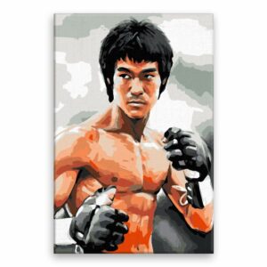 Maľovanie podľa čísel Bruce Lee 02