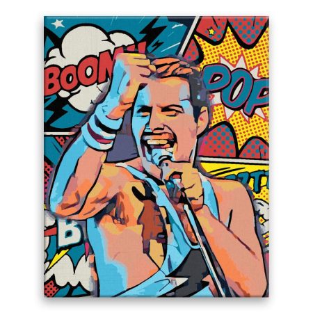 Maľovanie podľa čísel Freddie Mercury 03