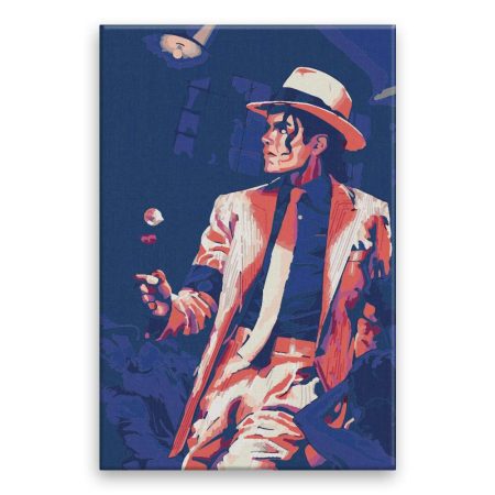 Maľovanie podľa čísel Michael Jackson 02