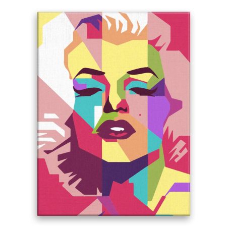 Maľovanie podľa čísel Marilyn Monroe 02