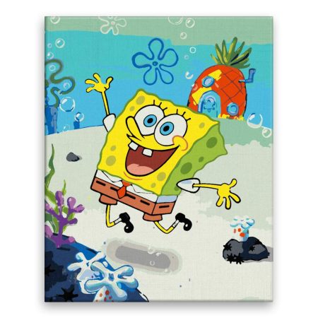 Maľovanie podľa čísel SpongeBob