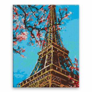 Maľovanie podľa čísel Tyčící se Eiffelova věž
