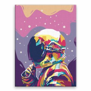 Maľovanie podľa čísel Astronaut v duze