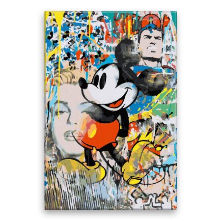 Maľovanie podľa čísel Mickey Mouse