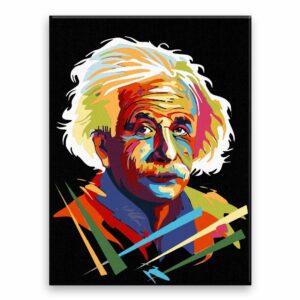Maľovanie podľa čísel Albert Einstein 01