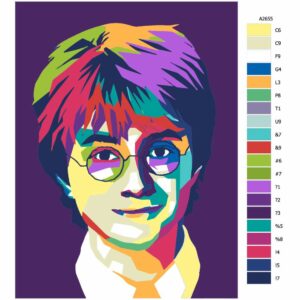 Pokyny na maľovanie podľa čísel Harry Potter 06
