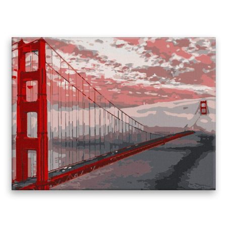 Maľovanie podľa čísel Golden Gate Bridge