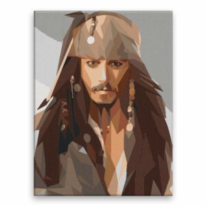 Maľovanie podľa čísel Jack Sparrow 05