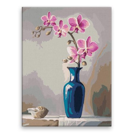 Malování podle čísel Orchidej