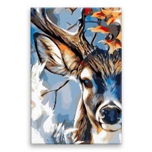Malování podle čísel Podzimní jelen