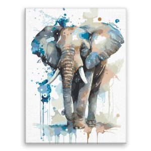 Malování podle čísel Majestátný slon
