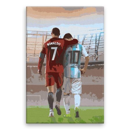 Malování podle čísel Ronaldo and Messi