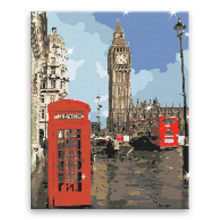 Diamantové malování Londýnský Big Ben