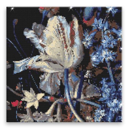 Diamantové malování Orosený tulipan