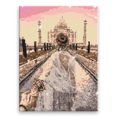 Diamantové malování Pojď se mnou Taj Mahal