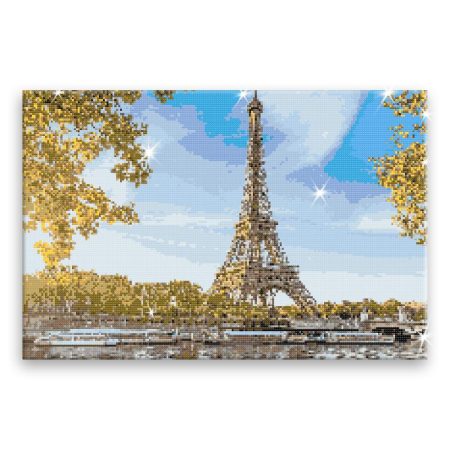 Diamantové malování Eiffelova věž