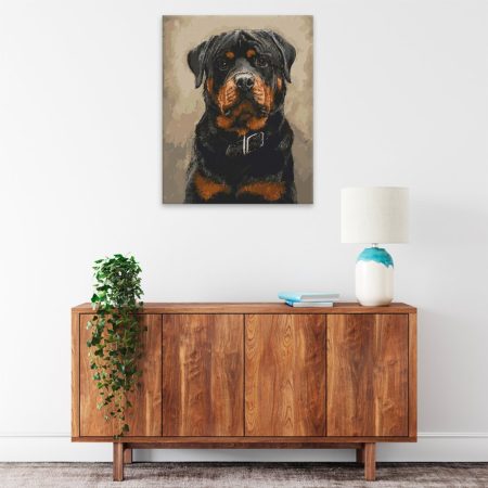 Obraz na plátne Pes s obojkem