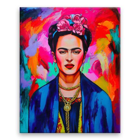 Fotoobraz na plátne Frida v barvách