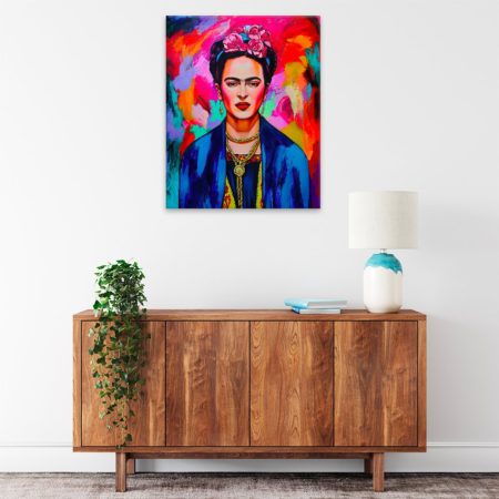 Obraz na plátne Frida v barvách