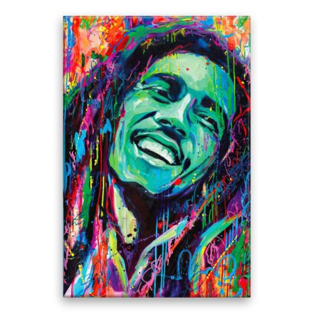 Fotoobraz na plátne Bob Marley v barvách