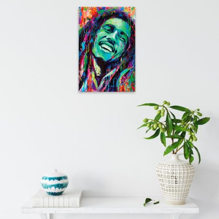 Obraz na plátne Bob Marley v barvách