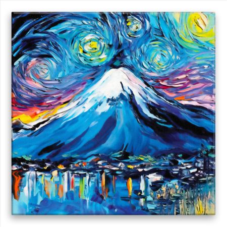 Fotoobraz na plátne Nikdy neviděl Fuji Van Gogh