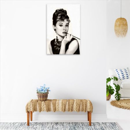 Obraz na plátne Audrey Hepburn 01