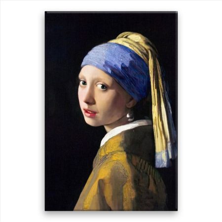 Fotoobraz na plátne Dívka s perlami Johannes Vermeer
