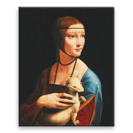 Fotoobraz na plátne Dáma s hranostajem Leonardo da Vinci