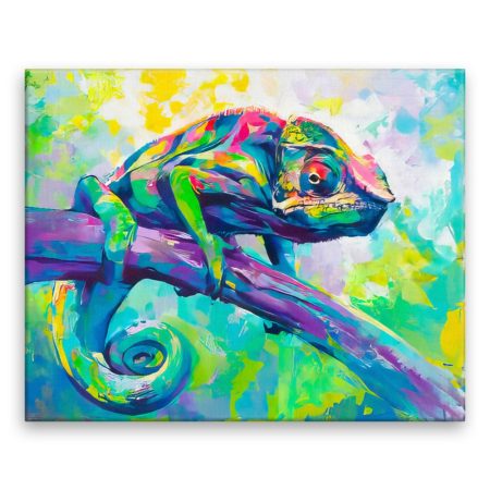 Fotoobraz na plátne Chameleon