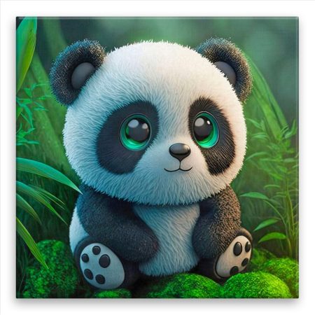 Fotoobraz na plátne Plyšová panda