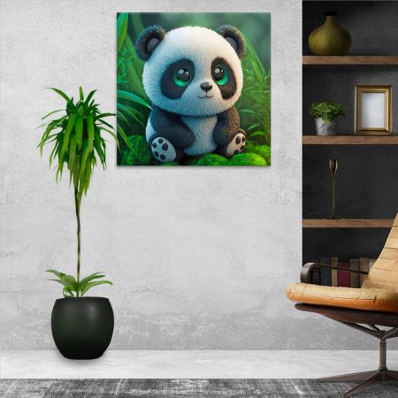 Obraz na plátne Plyšová panda