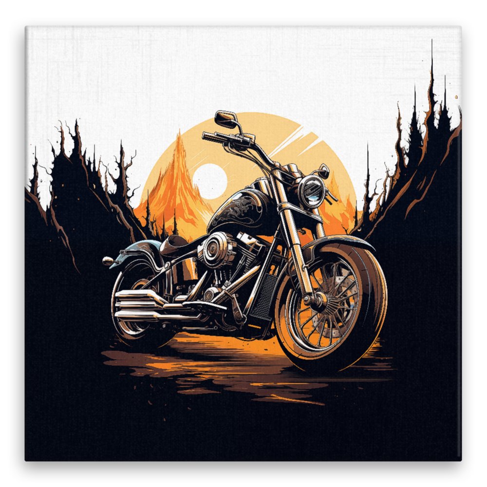 FotoObraz na plátne Harley Davidson na cestě